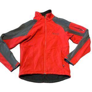 Marmot Men's Softshell Gravity Jacket Size‎ Small Red Grey GORP Winter